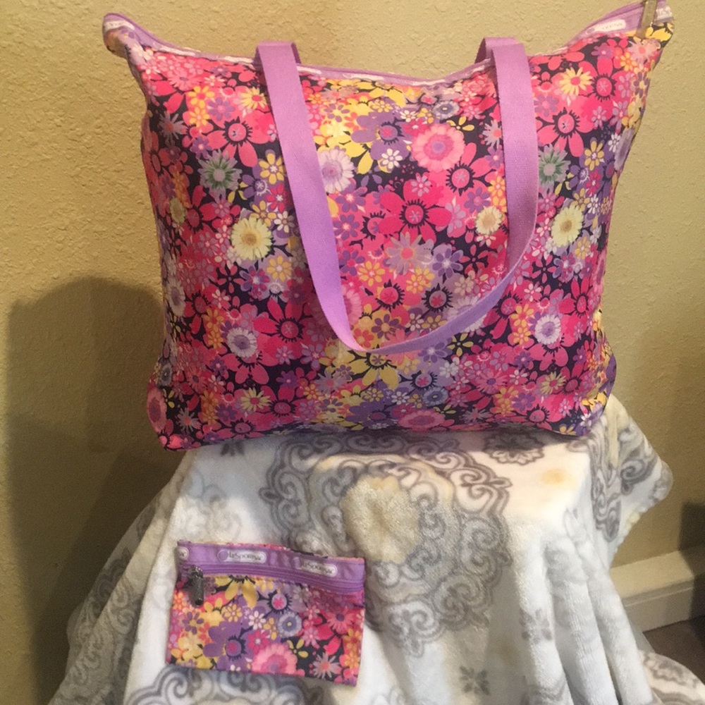 SOLD #26 Large Floral Tote Bag